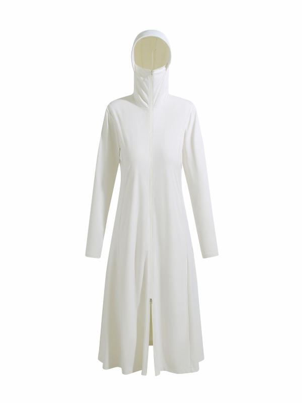 Women'S Fashion Long Coat - Roupa de Proteção UV Longa e