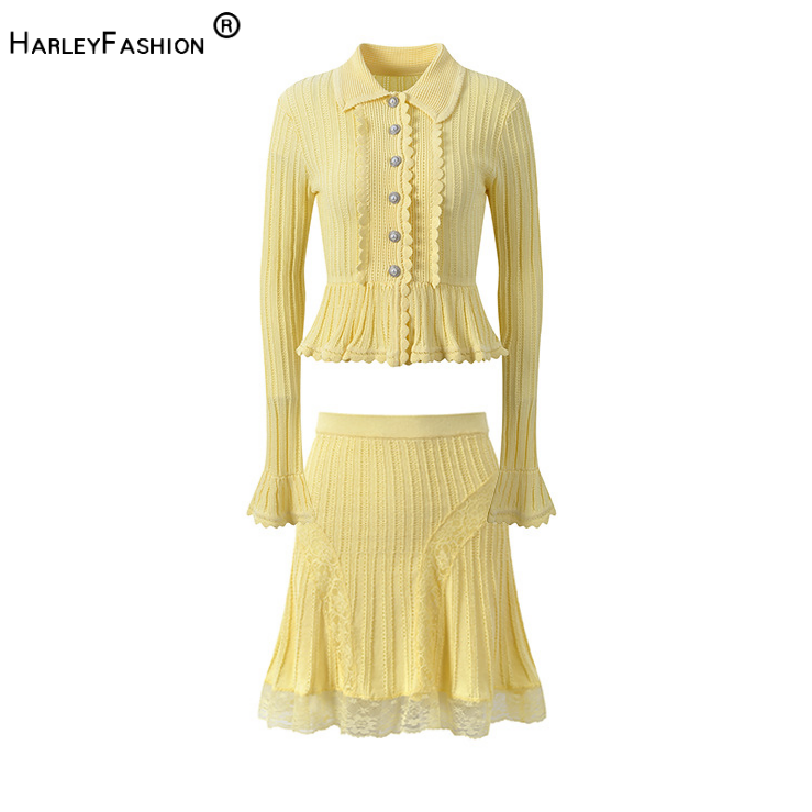Longline Cardigan Knit - Conjunto Feminino 2026: Cardigã de Malha