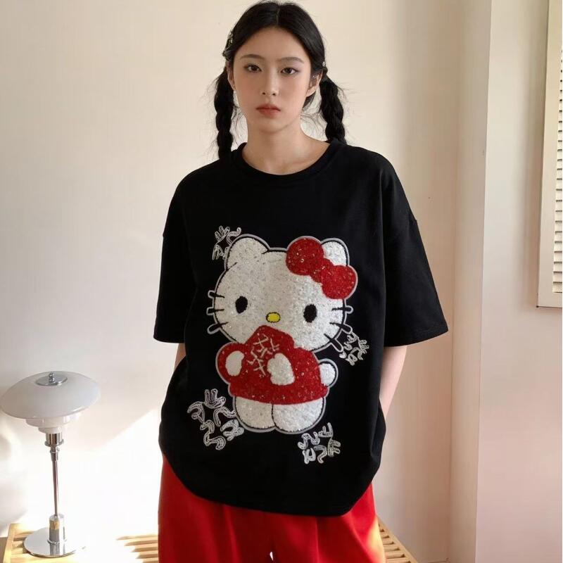 Trend Women Fashion - Camiseta Feminina de Verão com Manga