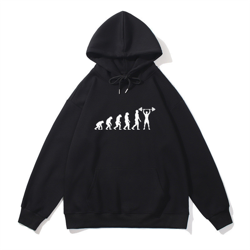 Women Fashion Evolution - Powerlifting Evolution Casual Streetwear Harajuku Moletom