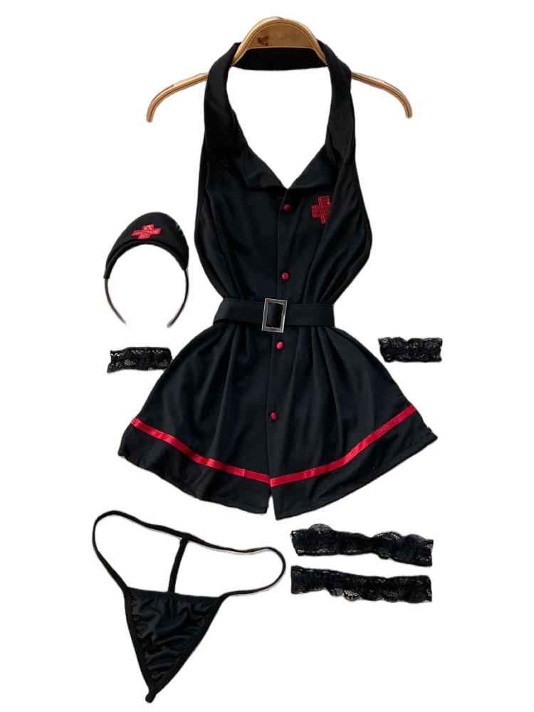 Trend Women Fashion - Vestido de Lingerie Sensual Erótica com