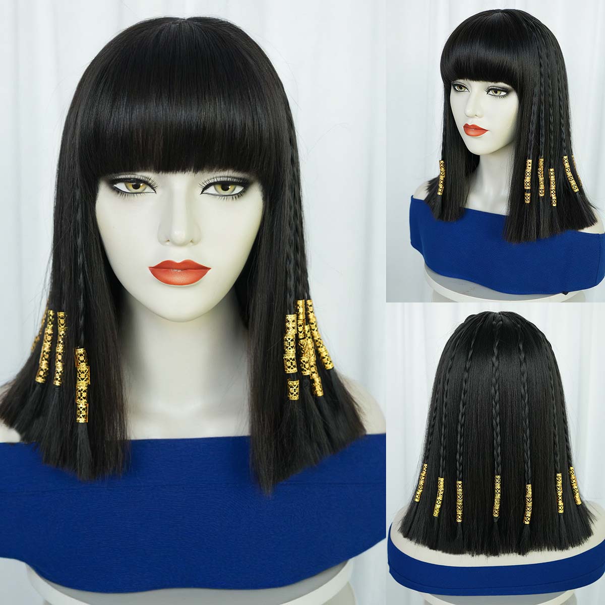 Women Fashion Egypt - Moda peruca feminina traje de halloween