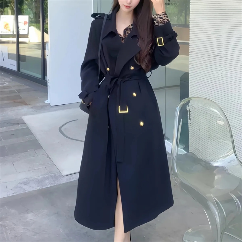 Women'S Fashion Designer Clothes - Primavera outono longo trench coat para