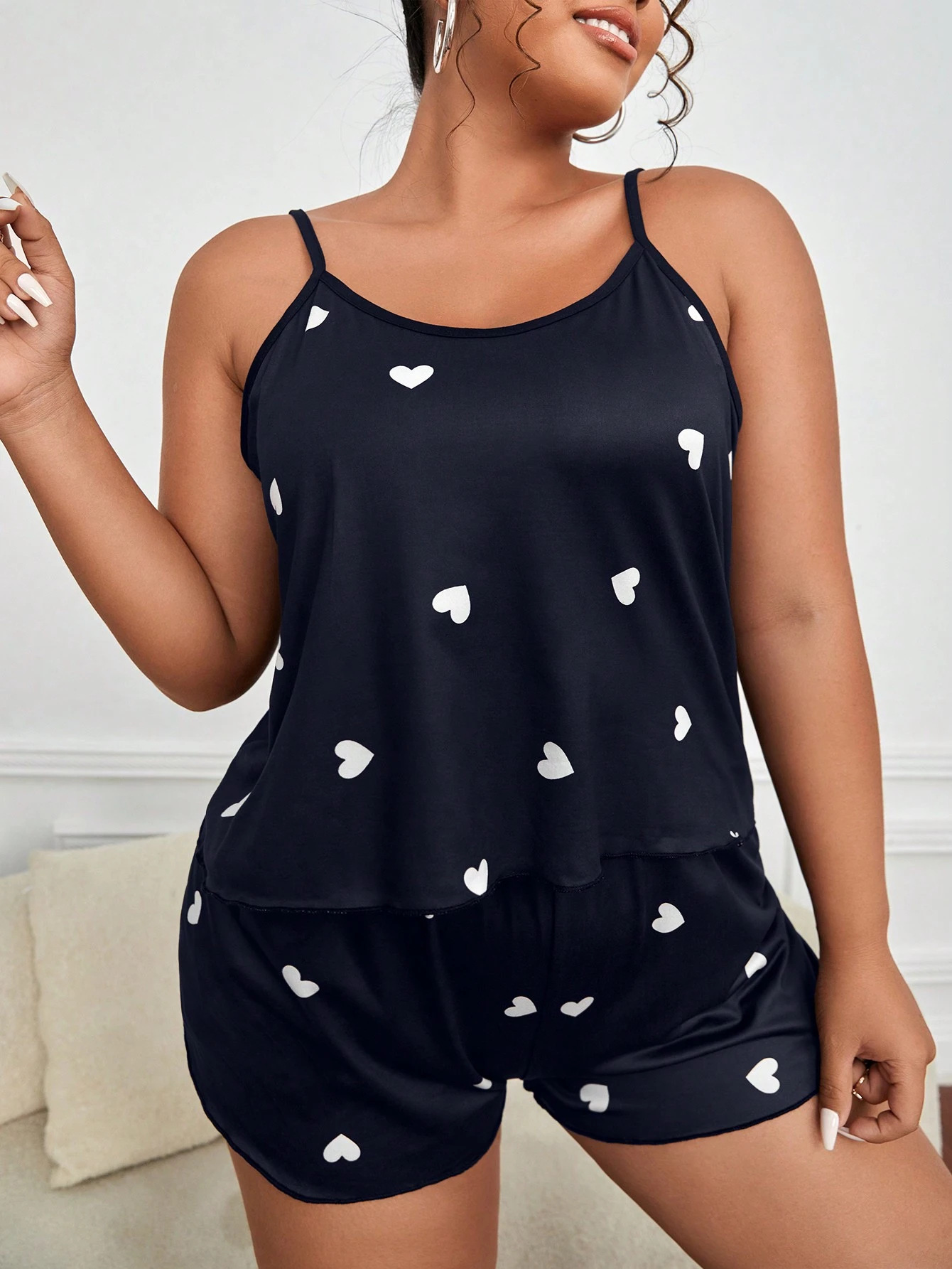 Trend Women Fashion - Conjunto de pijamas femininos, 2 peças,
