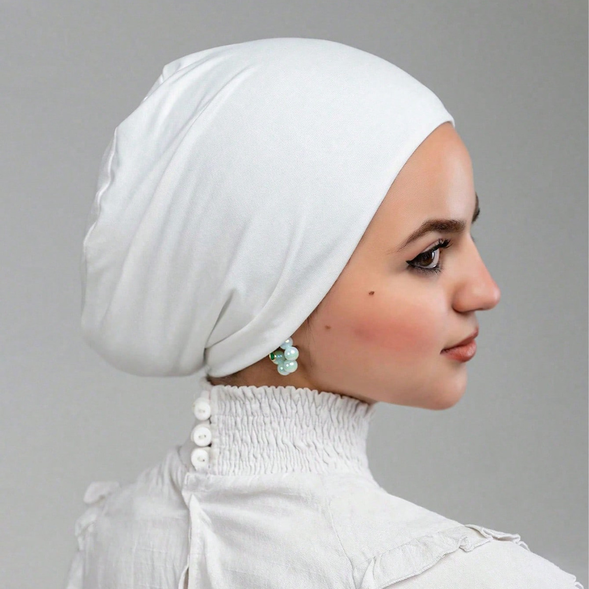 Women Fashion Hats - Quente sólido algodão modal jérsei hijabs