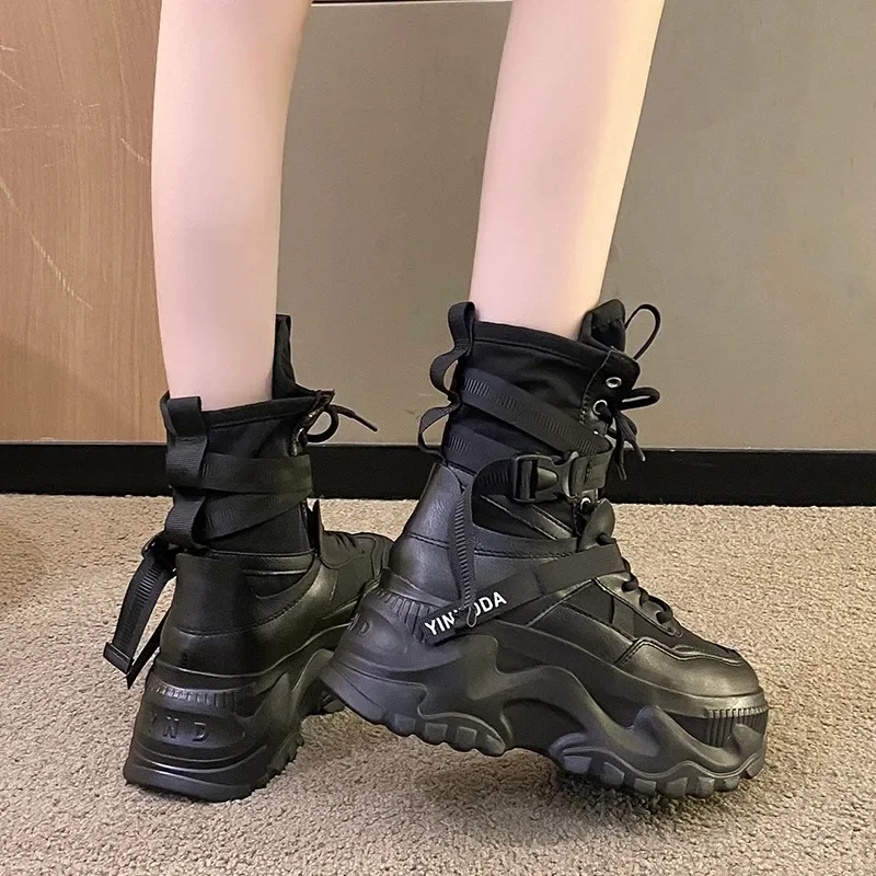 Women'S Fashion Socks - Moda feminina plataforma grossa botas de