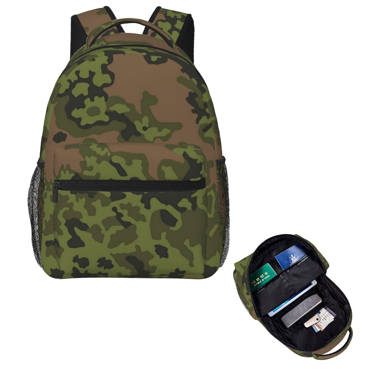 Women'S Fashion Ww2 - Mochila escolar alemã Eichenlaub Summer Camo