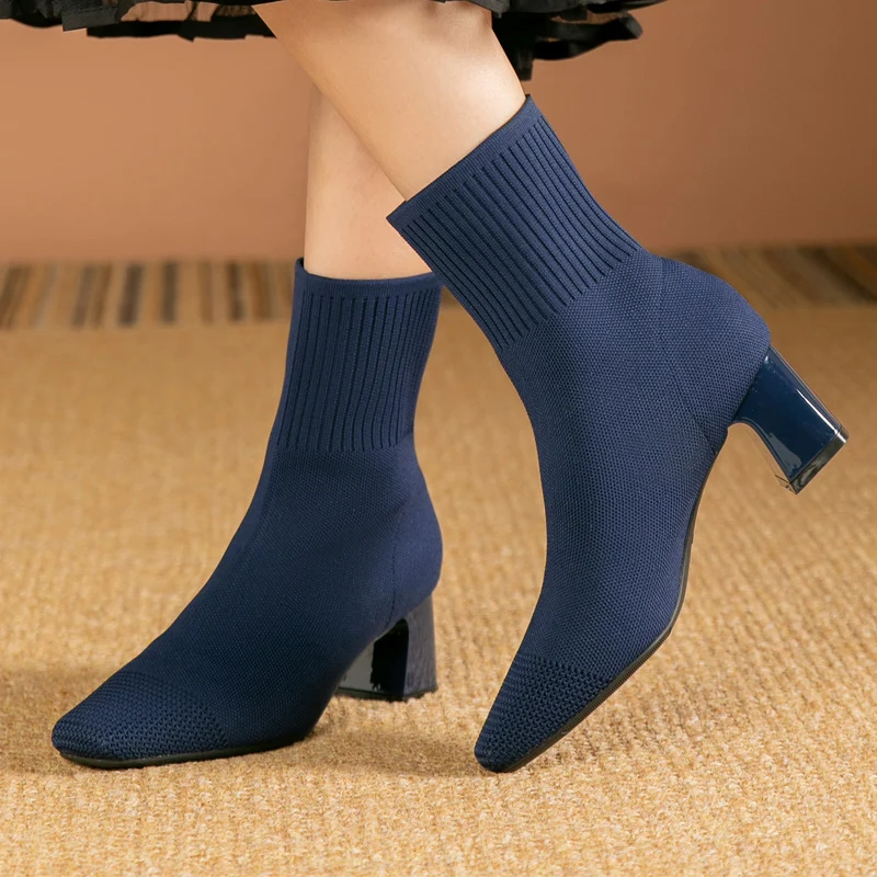 Women'S Fashion Socks - Moda outono botas quentes confortáveis para
