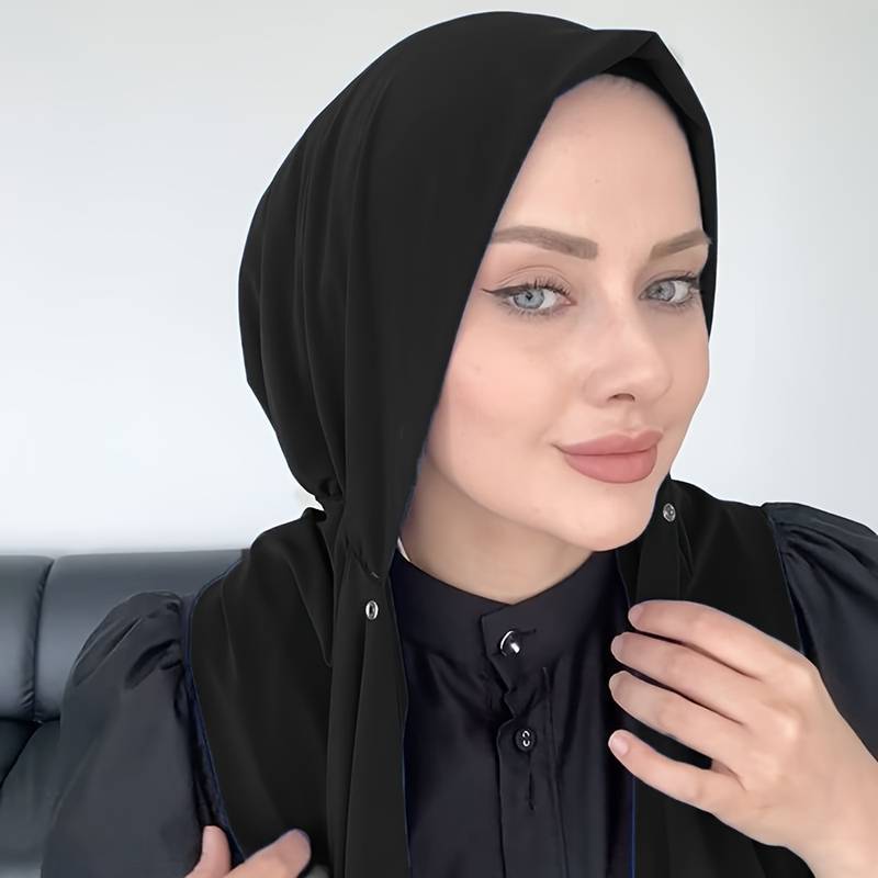 Women Fashion Hats - Chapéu de moda muçulmana com lenço