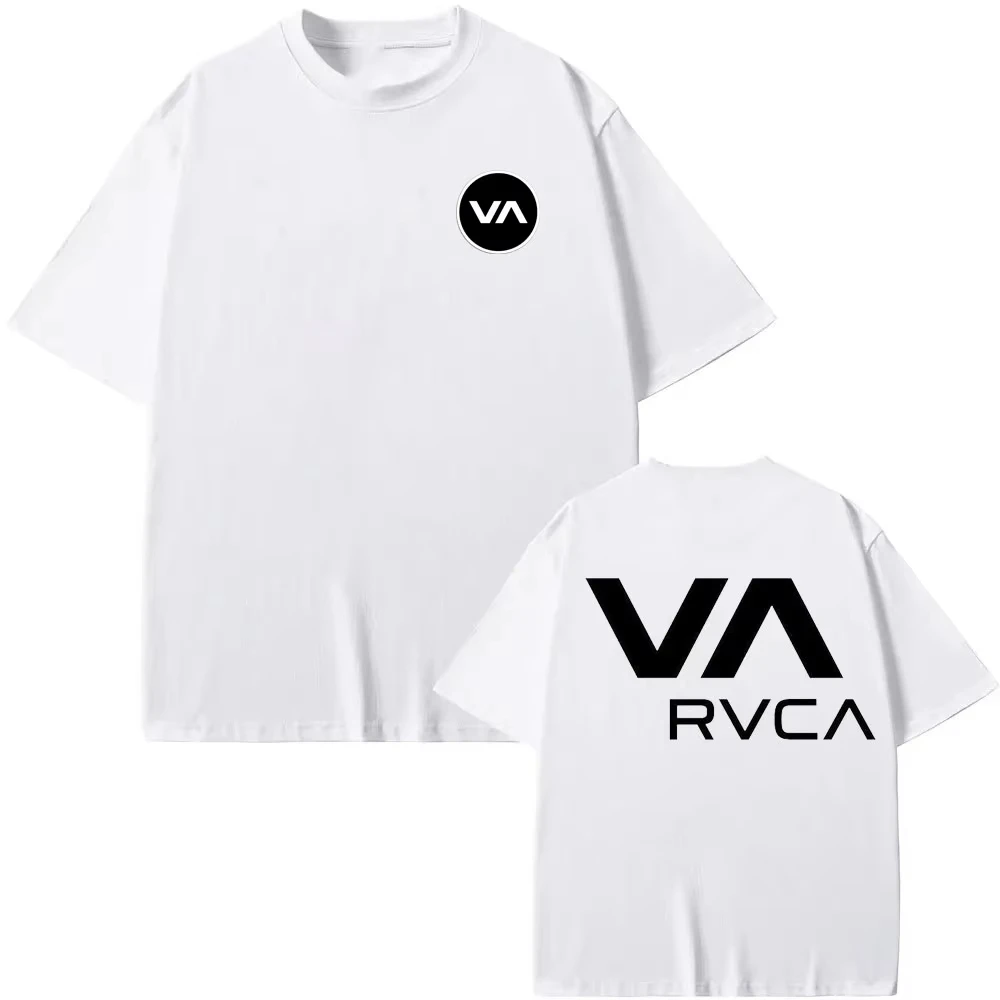 Women'S Fashion Designer Clothes - Camiseta RVCA Preta de Algodão para