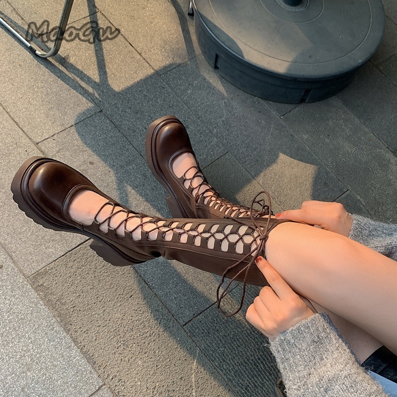 Verão feminino joelho-botas al - Women'S Fashion Knee High Boots avaliação e preço