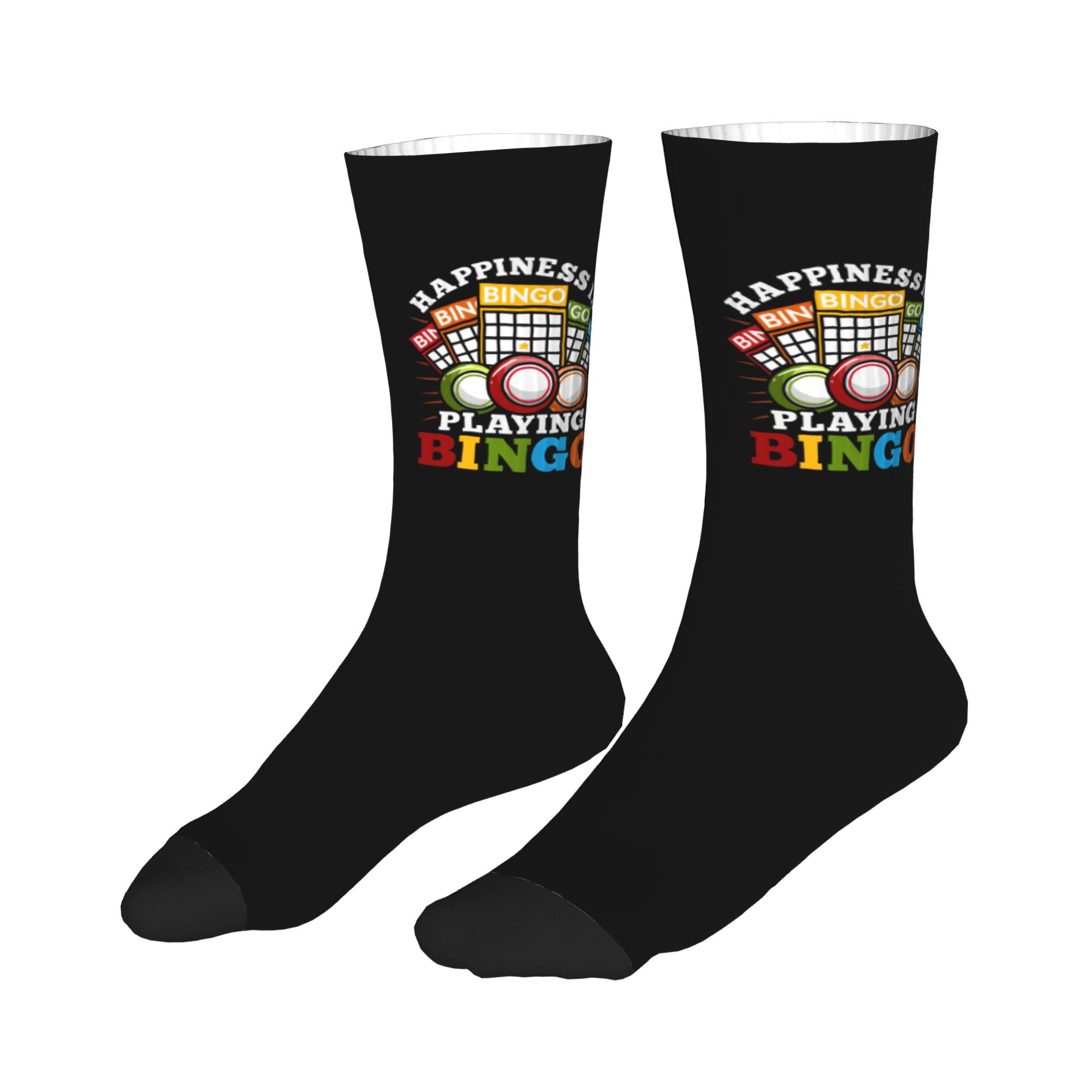 Meias de Bingo da moda para ho - Women'S Fashion Socks avaliação e preço
