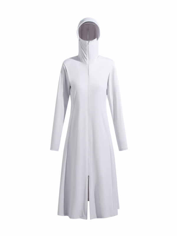 Roupa de Proteção UV Longa e L - Women'S Fashion Long Coat avaliação e preço