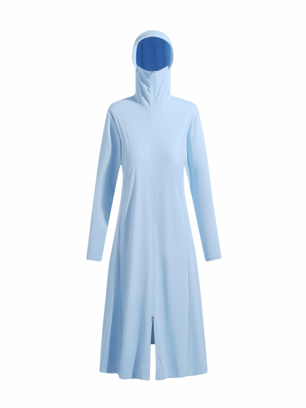 Roupa de Proteção UV Longa e L - Women'S Fashion Long Coat avaliação e preço