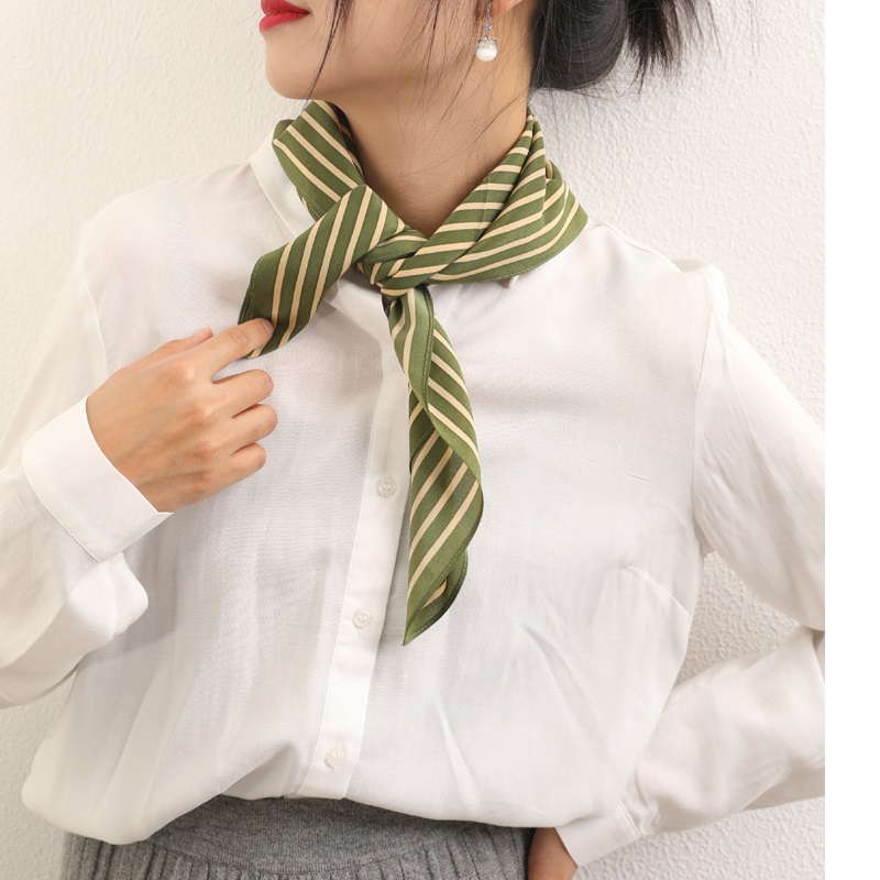 Lenço com estampa listra para  - Women Fashion Hats avaliação e preço