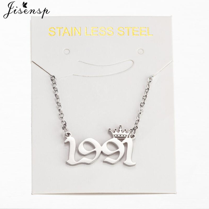 Colares de número de ano de co - Women'S Fashion Year 2000 avaliação e preço