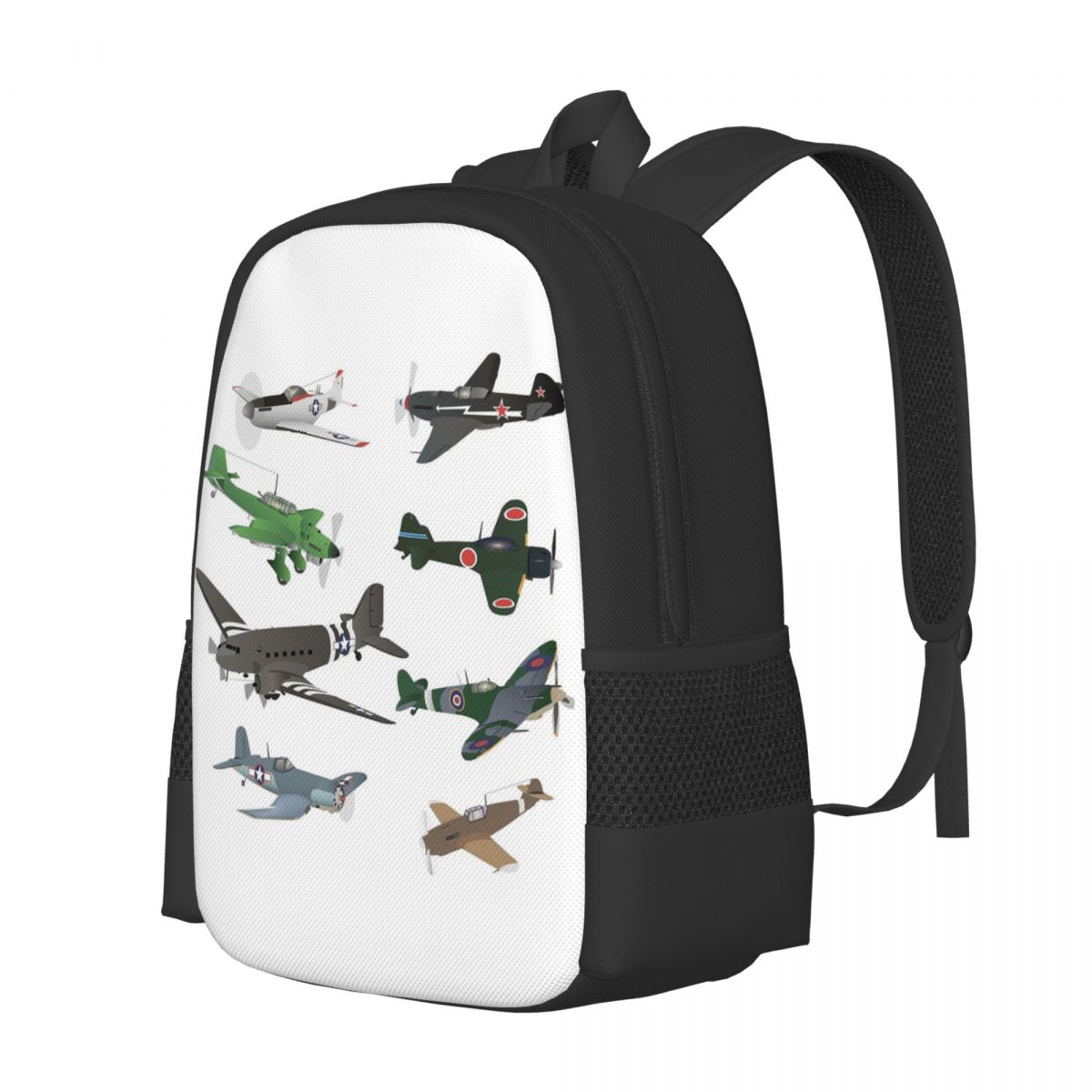 Mochila escolar com vários avi - Women'S Fashion Ww2 avaliação e preço