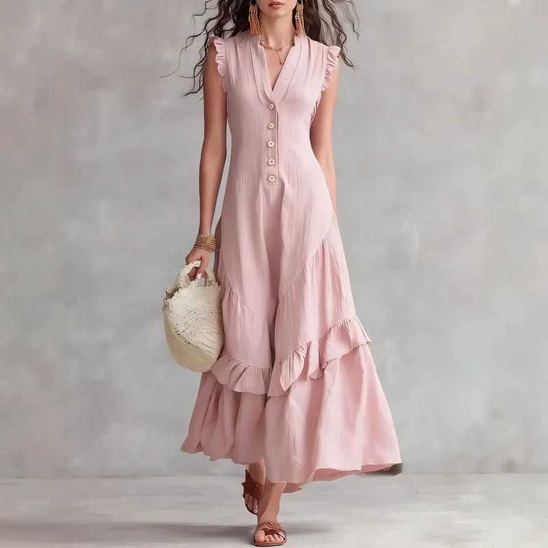 Vestido Longo Feminino Elegant - Women'S Fashion Middle Ages avaliação e preço
