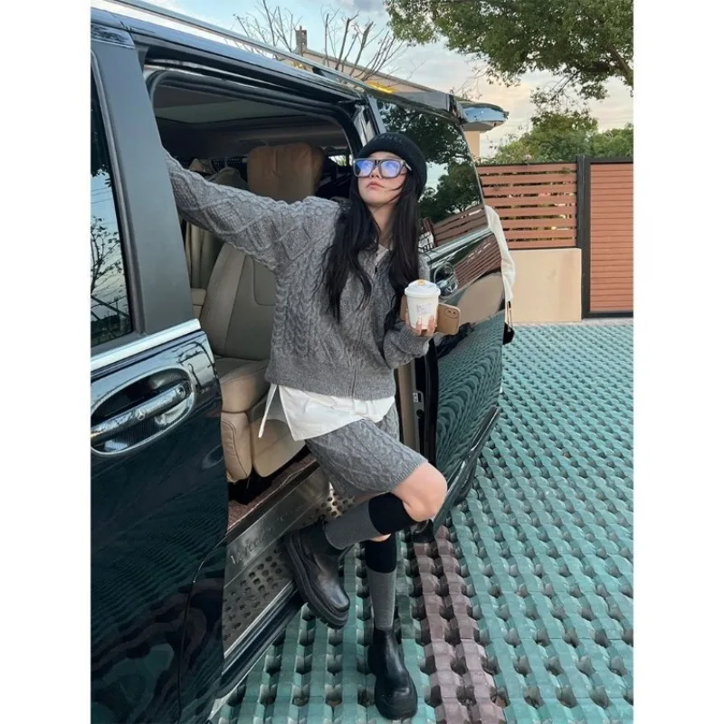 Casaco de Malha com Zíper e De - Women'S Fashion Long Coat avaliação e preço