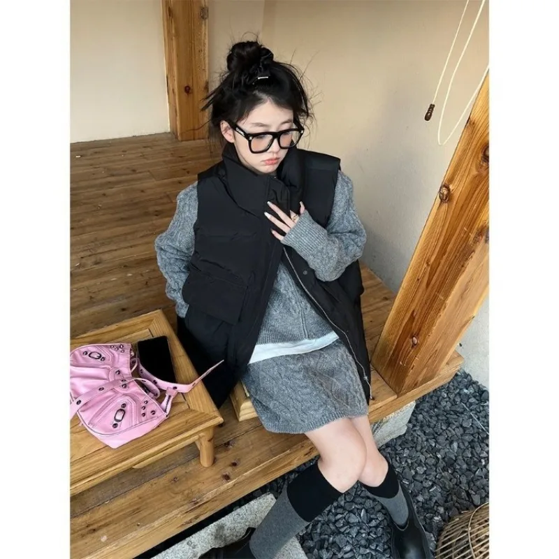 Casaco de Malha com Zíper e De - Women'S Fashion Long Coat avaliação e preço