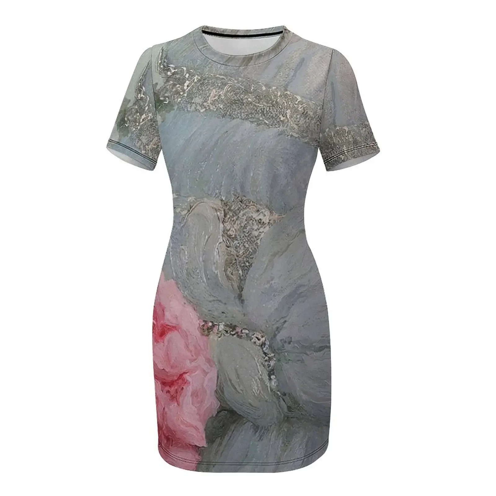 Vestido de Manga Curta Estilo  - Women'S Fashion Gilded Age avaliação e preço
