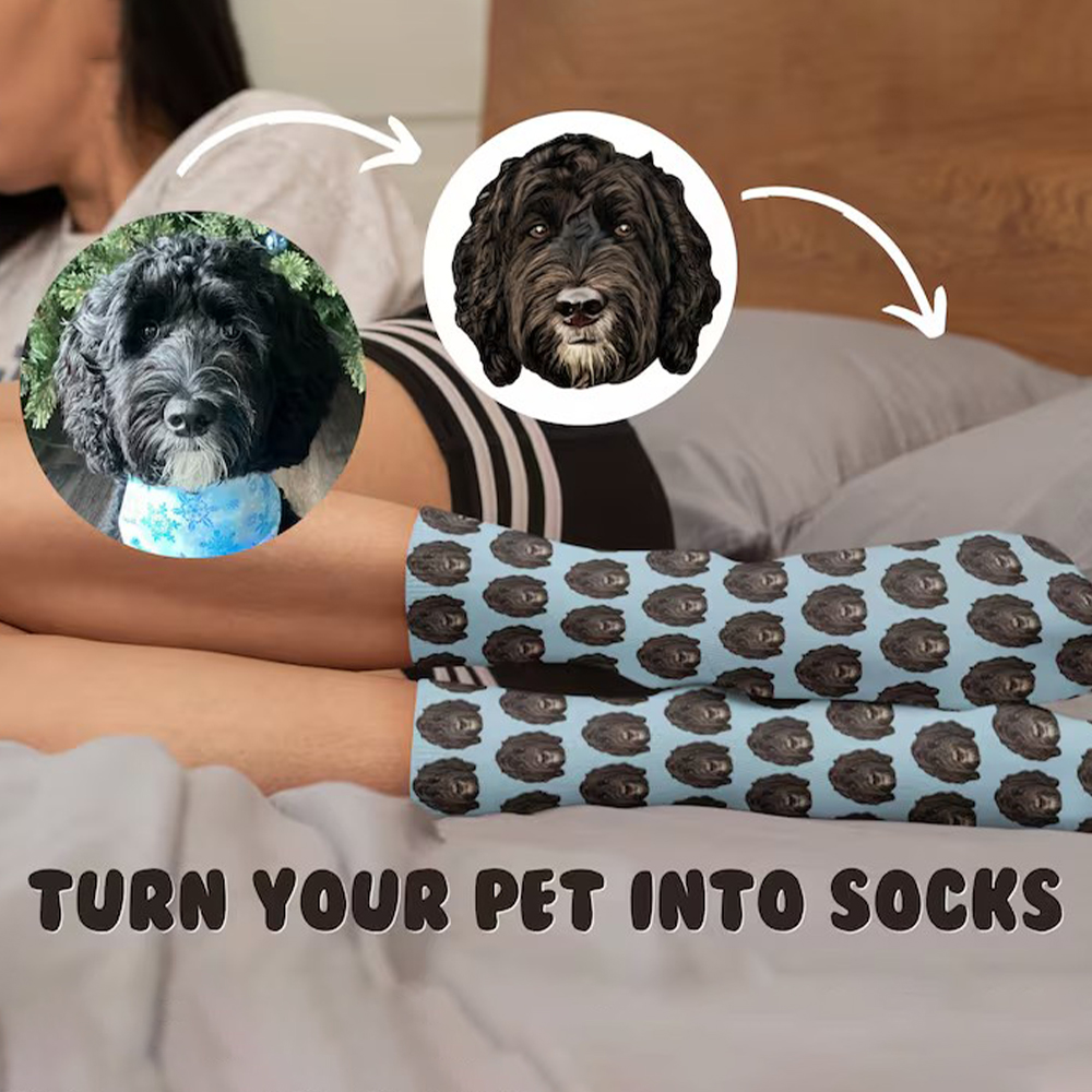 Personalize as meias de rosto, - Women'S Fashion Socks avaliação e preço