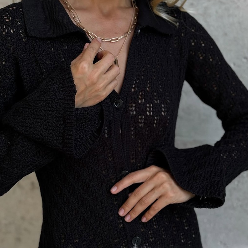 Tuularose vestido longo de mal - Longline Cardigan Knit avaliação e preço