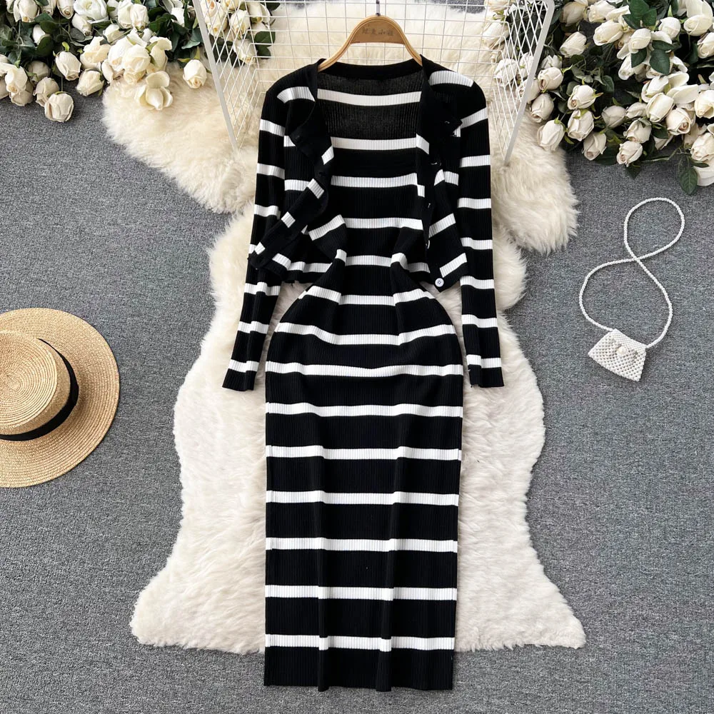 Coreano doce hit cor retalhos  - Longline Cardigan Knit avaliação e preço