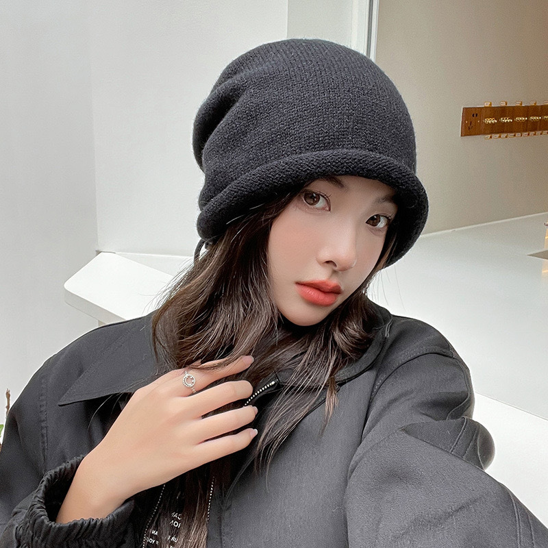 Gorro de malha capuz feminino  - Women Fashion Hats avaliação e preço