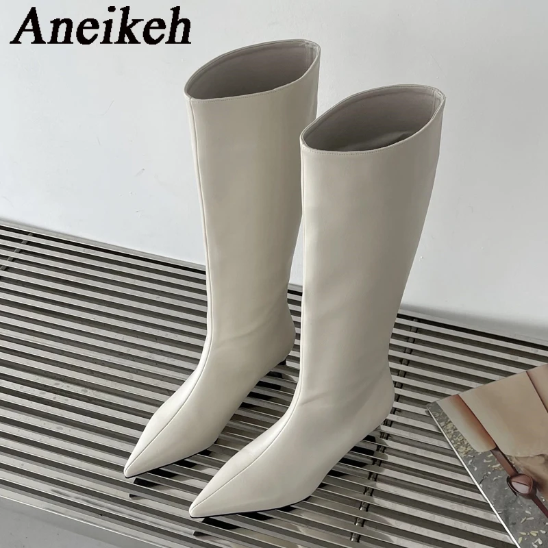 Aneikeh 2026 moda sexy apontou - Women'S Fashion Knee High Boots avaliação e preço