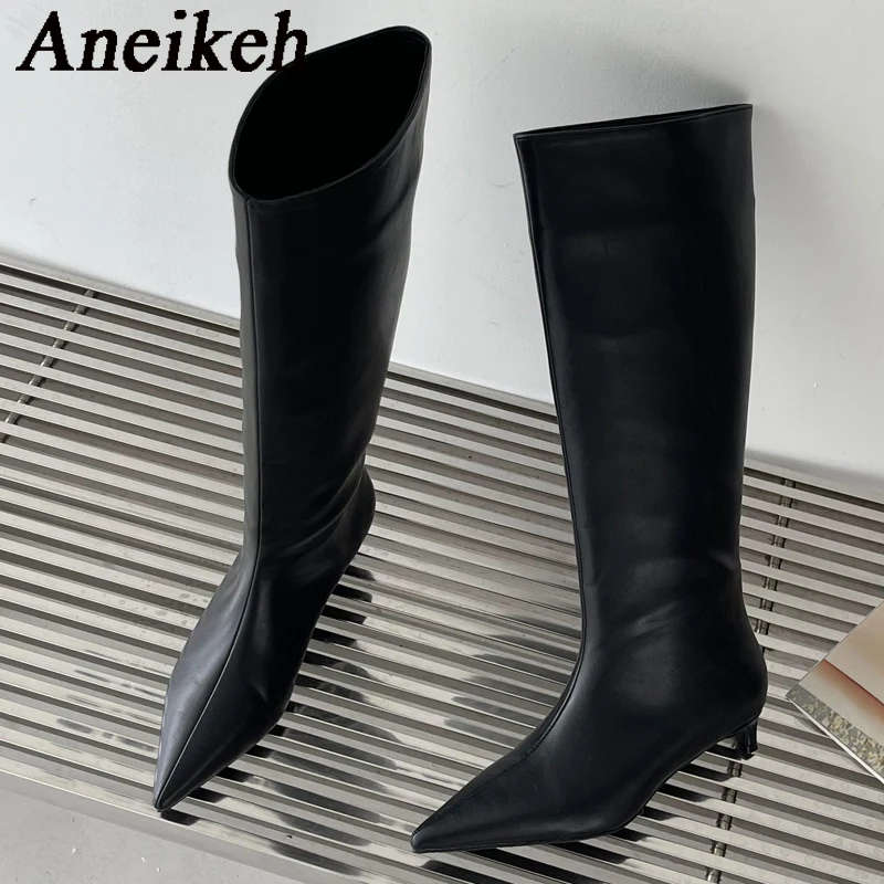 Aneikeh 2026 moda sexy apontou - Women'S Fashion Knee High Boots avaliação e preço