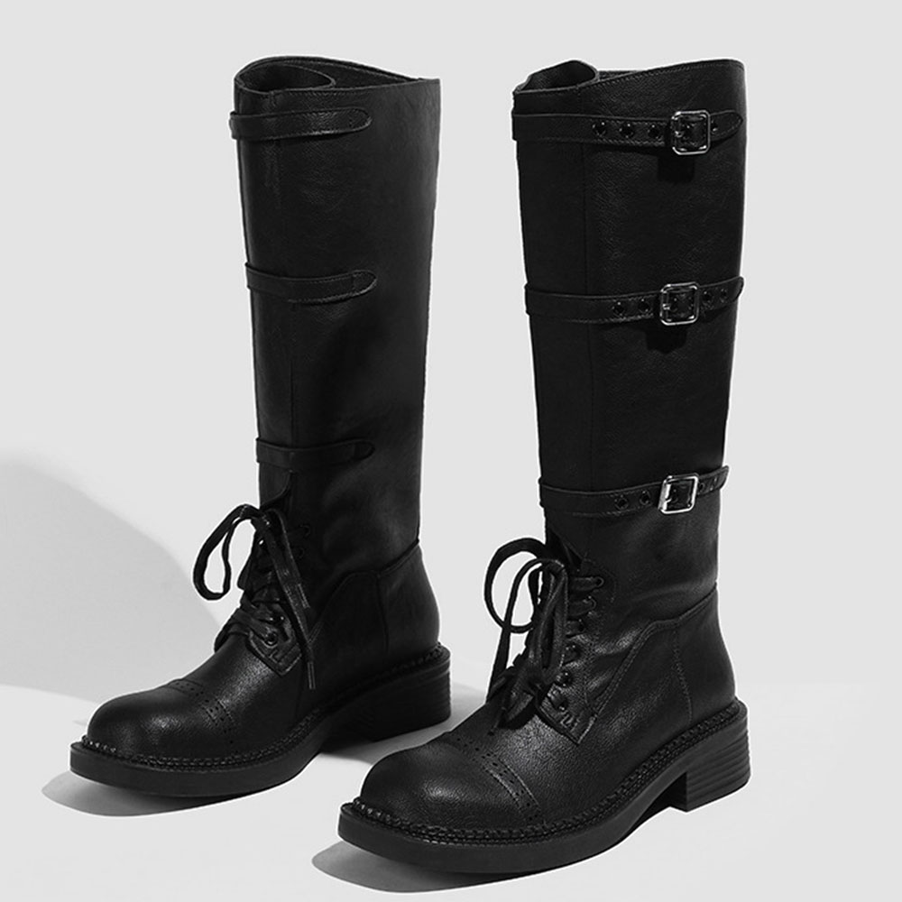 Botas altas de joelho feminina - Women'S Fashion Knee High Boots avaliação e preço