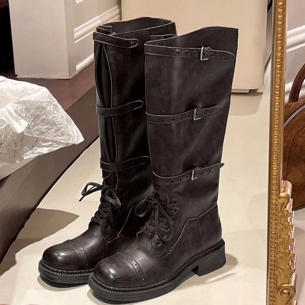Botas altas de joelho feminina - Women'S Fashion Knee High Boots avaliação e preço