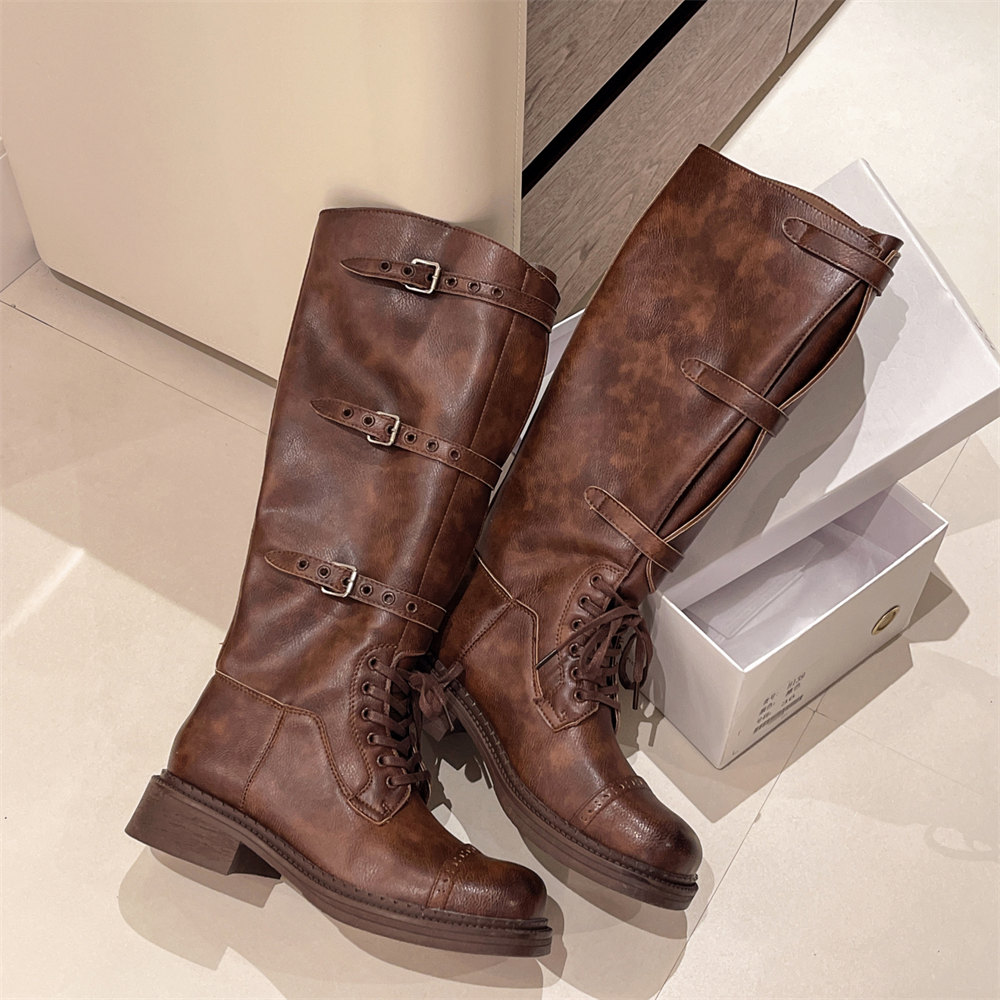 Botas altas de joelho feminina - Women'S Fashion Knee High Boots avaliação e preço