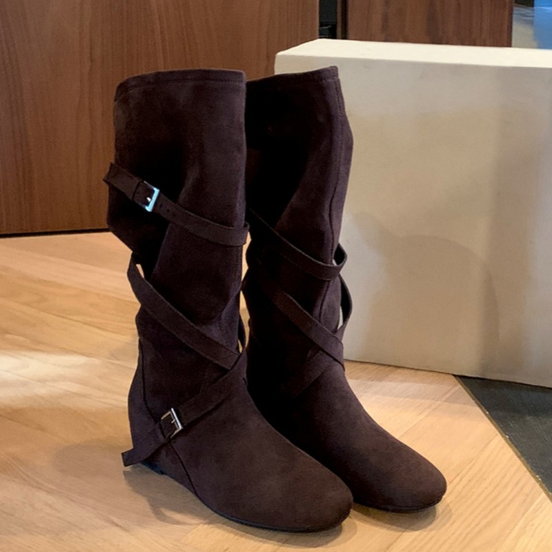 Botas Femininas Estilo Britâni - Women'S Fashion Socks avaliação e preço