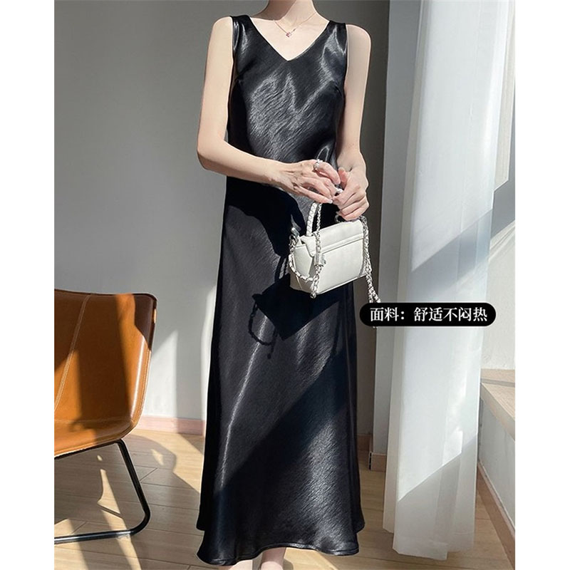 Vestidos Longos de Cetim Doura - Women'S Fashion Gilded Age avaliação e preço