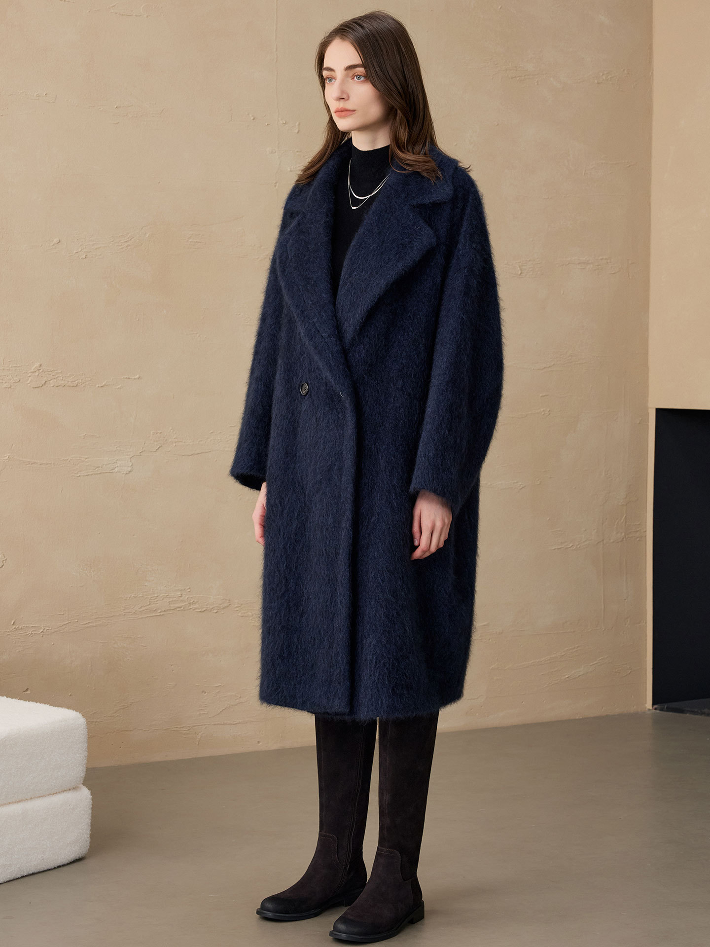 Blazer Feminino Allingentle de - Women'S Fashion Long Coat avaliação e preço