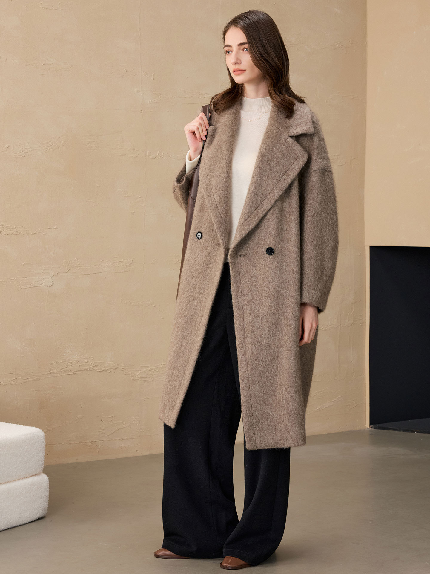 Blazer Feminino Allingentle de - Women'S Fashion Long Coat avaliação e preço