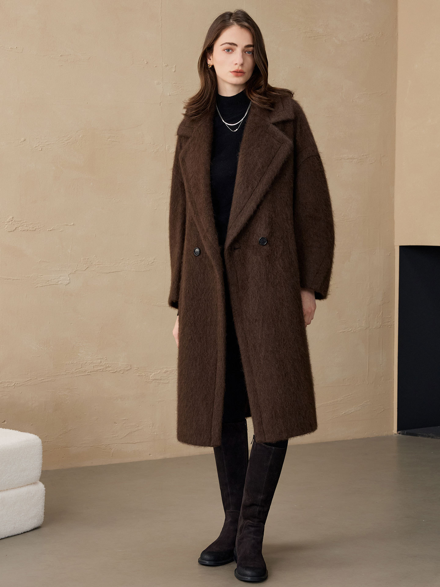 Blazer Feminino Allingentle de - Women'S Fashion Long Coat avaliação e preço