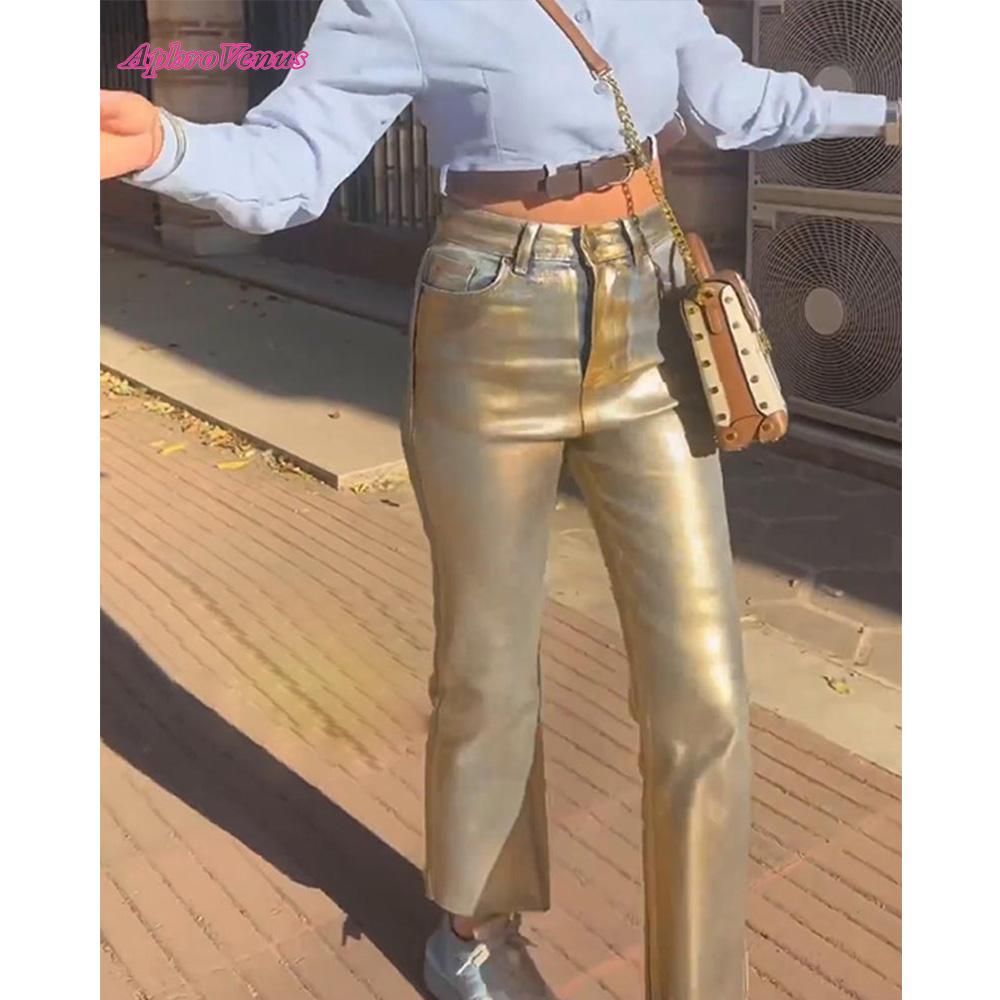 Calça jeans solta feminina de  - Women'S Fashion Gilded Age avaliação e preço