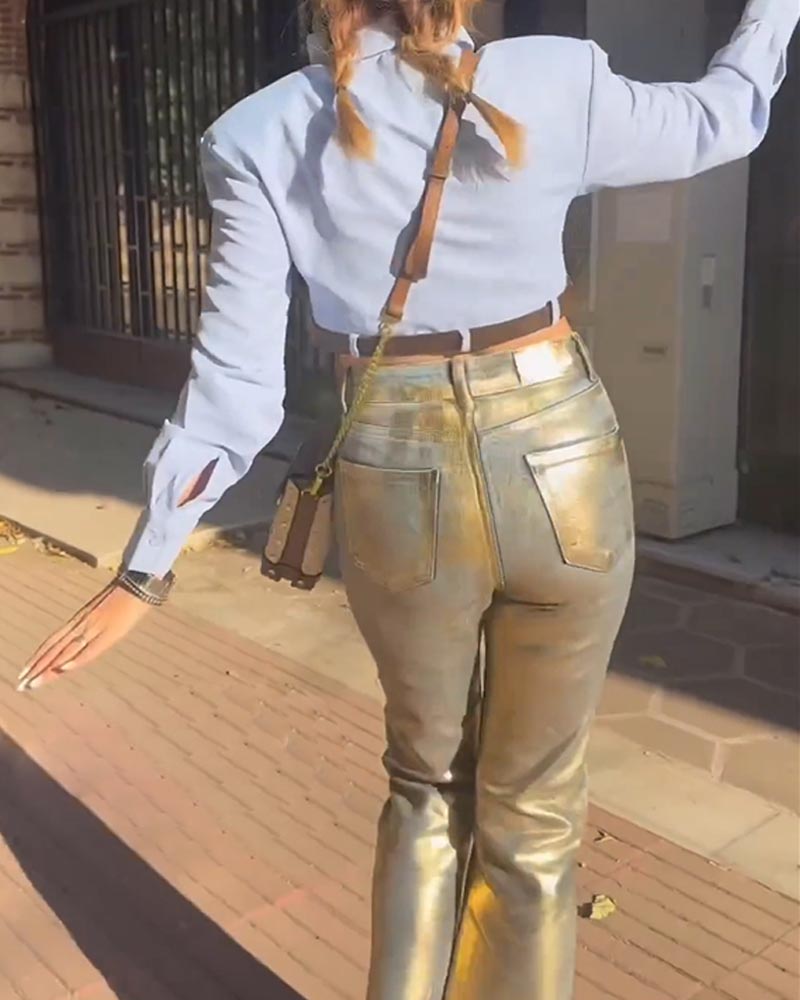 Calça jeans solta feminina de  - Women'S Fashion Gilded Age avaliação e preço