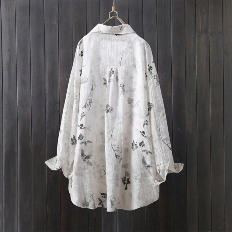 Camisa tencel feminina casaco  - Women'S Fashion Long Coat avaliação e preço