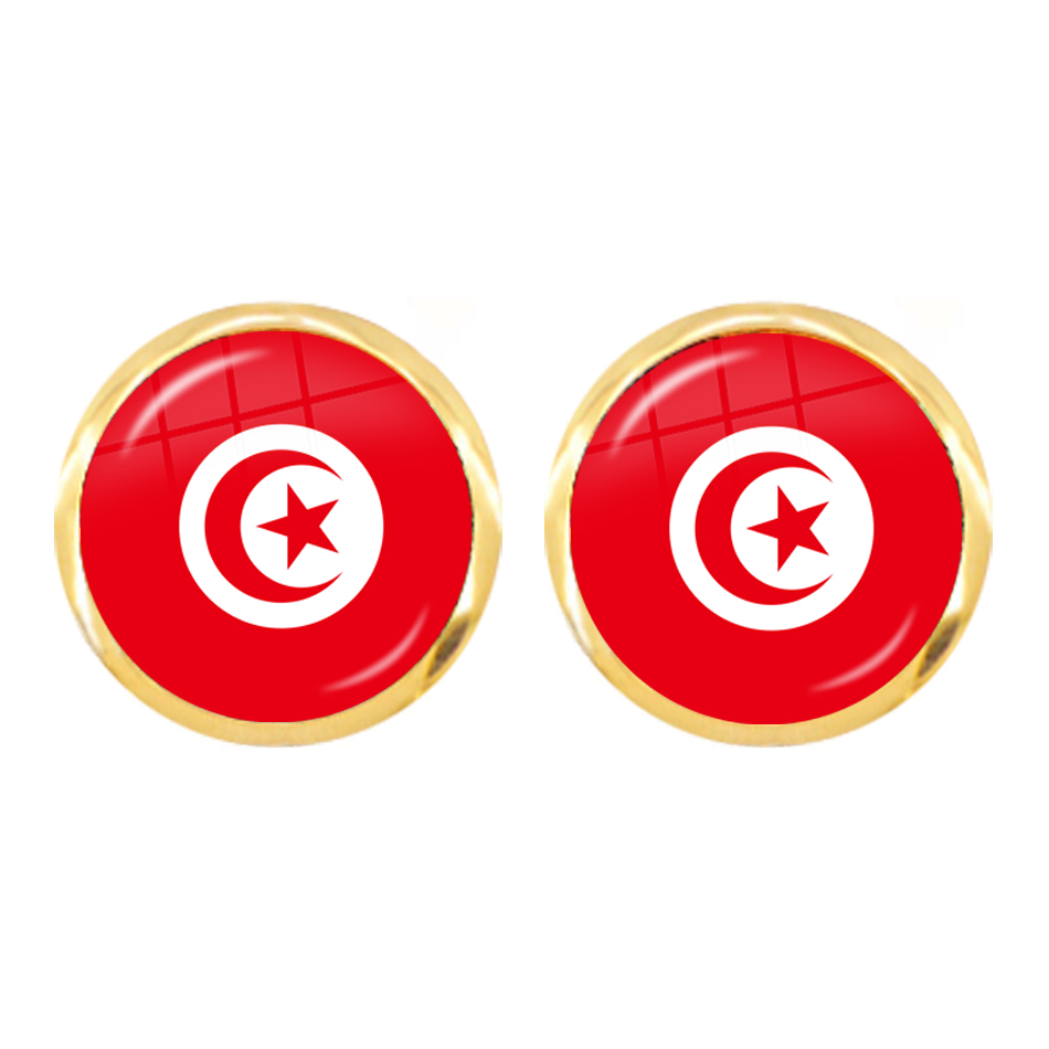 Brincos de cabochão de vidro c - Women Fashion Egypt avaliação e preço