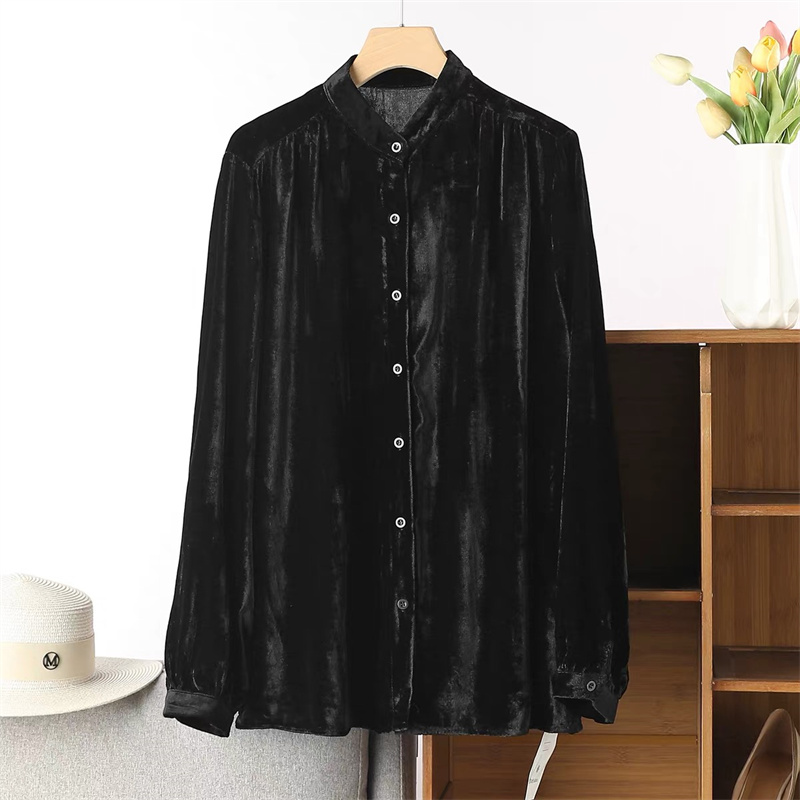 Camisa Feminina Casual de Cor  - Women'S Fashion Middle Ages avaliação e preço