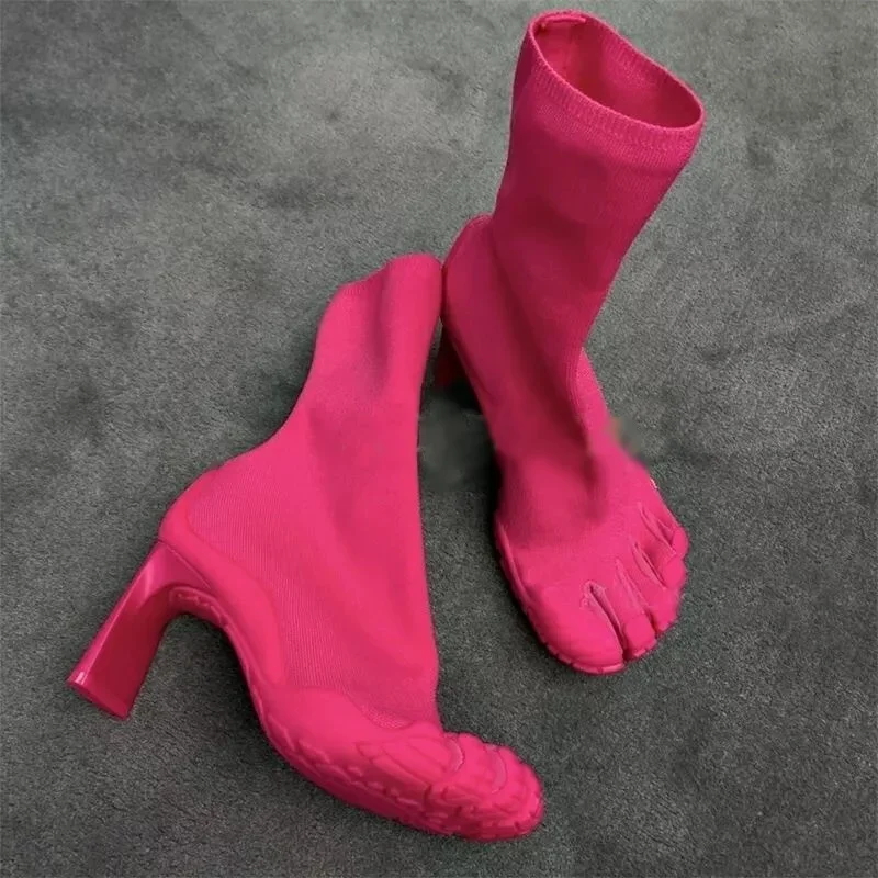 Cinco dedos do pé moda romance - Women'S Fashion Socks avaliação e preço