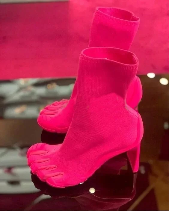 Cinco dedos do pé moda romance - Women'S Fashion Socks avaliação e preço