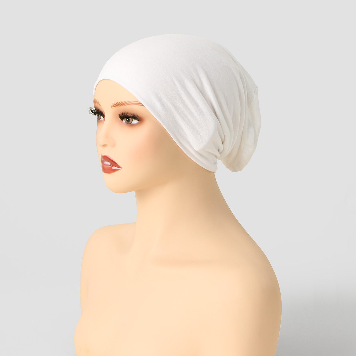Quente sólido algodão modal jé - Women Fashion Hats avaliação e preço