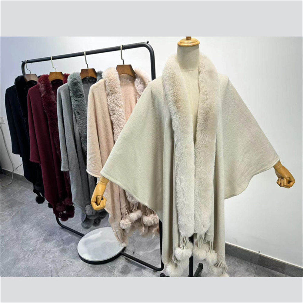 Manto de bola de pele de coelh - Women'S Fashion Long Coat avaliação e preço