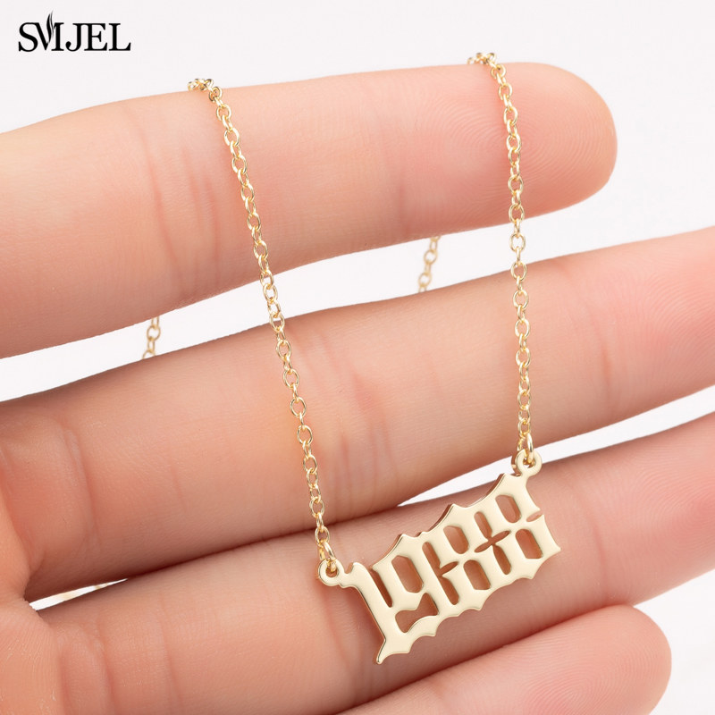 SMJEL-Personalize Ano Número C - Women'S Fashion Year 2000 avaliação e preço