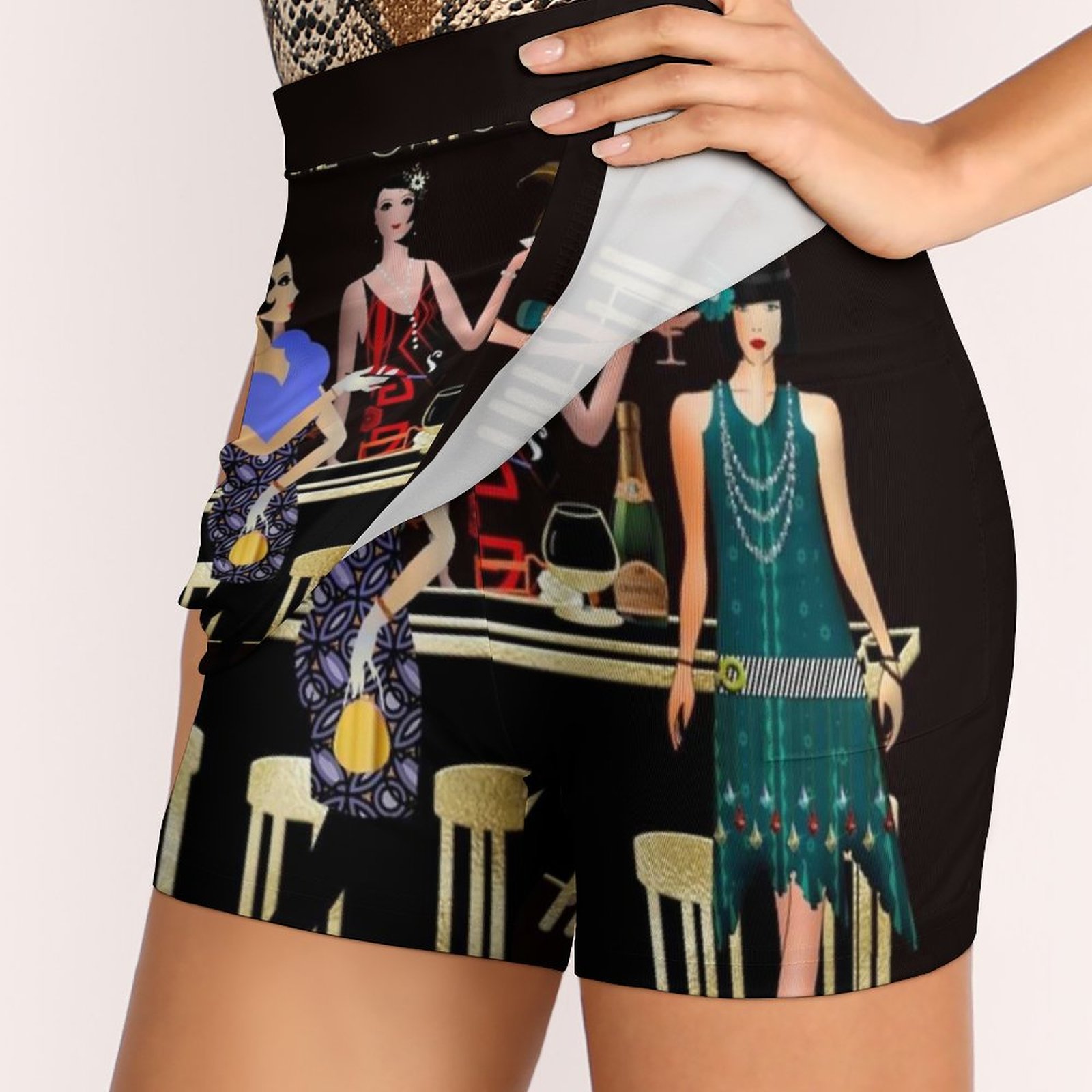 The Gatsby Era Saias Mulher Mo - Women'S Fashion Roaring 20S avaliação e preço